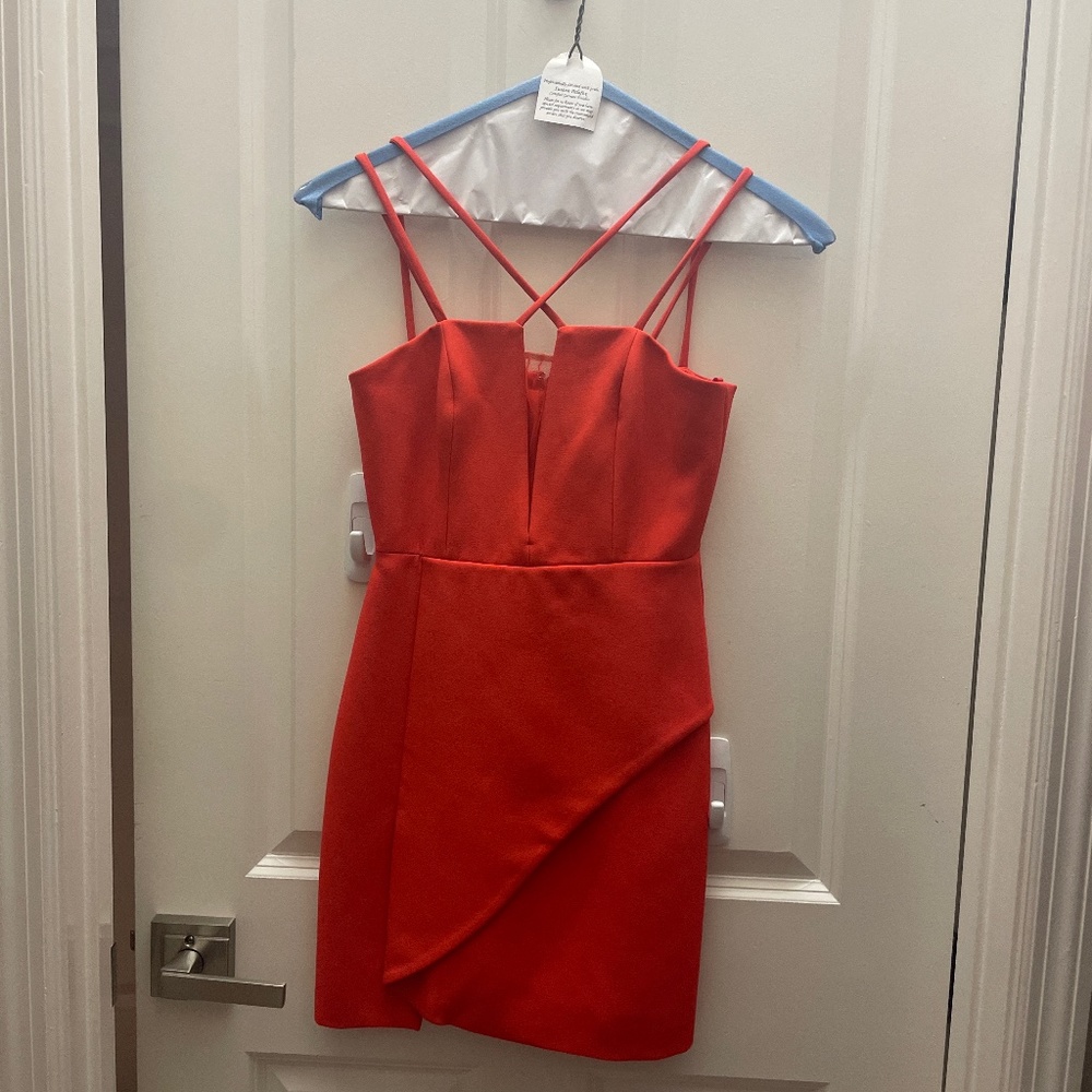 BCBG Orange Dress